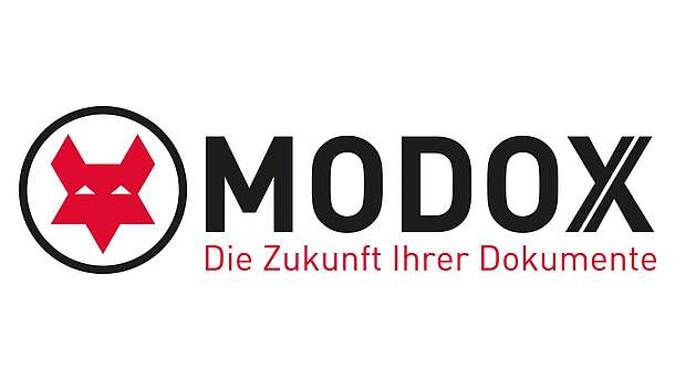 Logo der Modox auf weißem Hintergrund 
