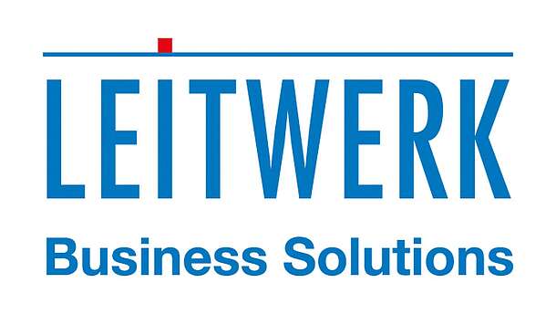 Logo der Leitwerk Business Solutions auf weißem Hintergrund